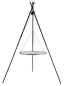 Preview: Schwenkgrill „TIPI“ 210 cm - Grillrost aus Edelstahl Cook King